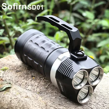 Novo Sofirn SD01 Visoko Zmogljiv Zoomable LED svetilka 18650 SST-40 3000LM Lanterna Taktične Vojaške Ročno Potapljanje