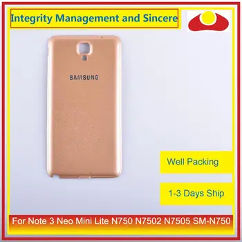 10Pcs/veliko Za Samsung Galaxy Note 3 Neo Mini Lite N750 N7502 N7505 Ohišje Baterije Vrata Zadaj Hrbtni Pokrovček Primeru Ohišje Lupino