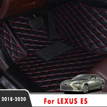 Avto predpražnike Za LEXUS ES 2020 2019 2018 Auto Preproge Dodatki po Meri Patron Zajema Notranjost Nepremočljiva Anti Umazane Odeje