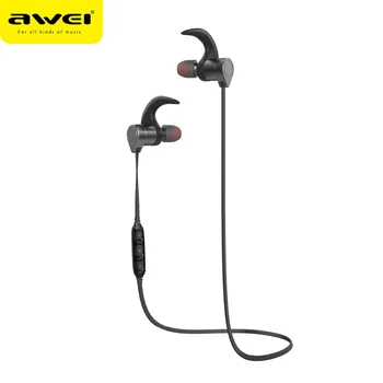AWEI AK3 Bluetooth Brezžične Slušalke športne vodotesne Slušalke z mikrofonom super bass stereo čepkov magnetni Slušalke nova