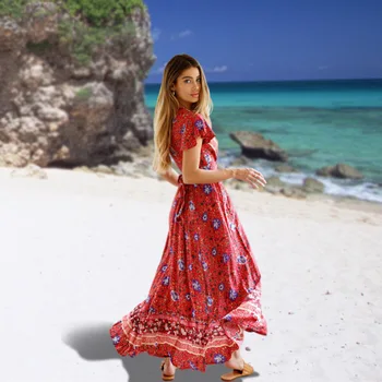 Novi modeli Plaži prikriti Rajon Tiskanja Kopalke Ženske Saida Praia de Plaža Dolga Obleka Uniforma Ženske tam kaftan Haljo Plage de