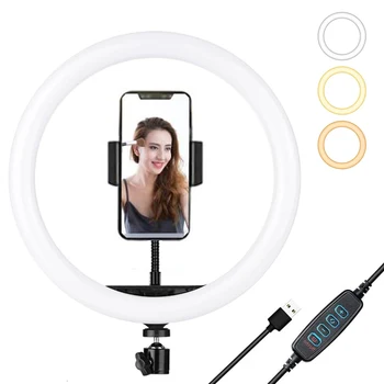 Fotografija Razsvetljavo, Telefon Zvoni Svetlobe Nastavek za Stojalo Foto Led Selfie Bluetooth remote Obroč Svetlobe, luči Za Tiktok Youtube Živo