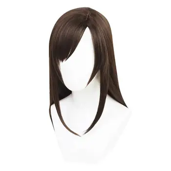 Igra Final Fantasy VII Tifa Lockhart Cosplay Lasuljo Dekle Hairpiece 100 cm Podaljšek Ženske Šiška Lase Periwig + Skp