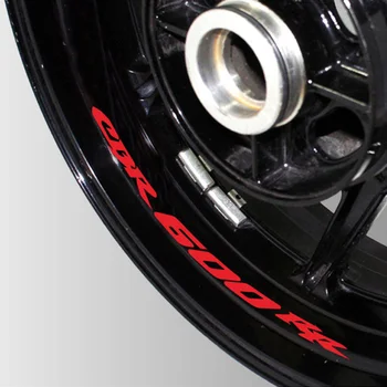 Niz 8pcs visoko kakovostno motorno kolo, Kolo, Nalepke, Nalepke Reflektivni Platišča Motocikel logotip nalepko Za Honda CBR600RR cbr 600 rr