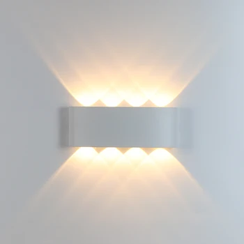 2W/4W/6W/8W LED Stenska Svetilka iz Aluminija Spalnica Steno Svetlobe Notranja Osvetlitev Stopnišč Inženiring Dekorativni luç AC90-260V