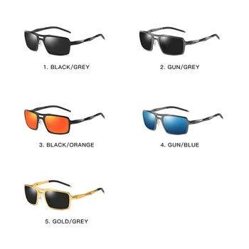 Najnovejši oblikovanje aluminija, magnezija polarizirana sončna očala modni očala šport za moške, ženske Odtenki Oculos De Sol 201962