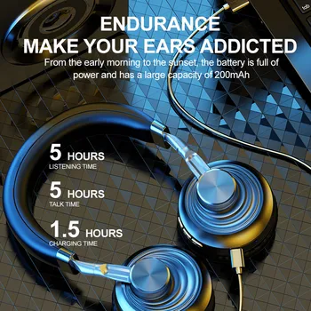 HI-fi Stereo Brezžične Slušalke Bluetooth Slušalke Gaming Slušalke FM SD Glasbo, Slušalke z mikrofon Za RAČUNALNIK Telefon Zvočna MP3