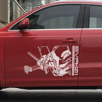 Avto Styling Vinilne Nalepke Auto Vrata Zadnje Vetrobransko steklo Okna Rep Nalepke za Klasična Risanka Anime EVA01