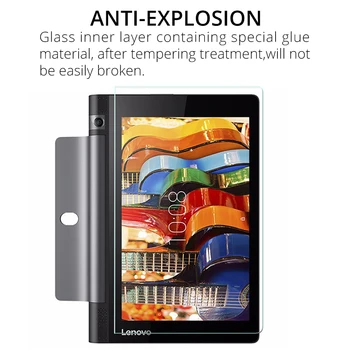 2pcs Zaščitnik Zaslon Zaščitna folija Za Lenovo Yoga Zavihek 3 8.0 YT-850 Tablet eksplozijam Kaljeno Steklo YT3 850F 850M 850L