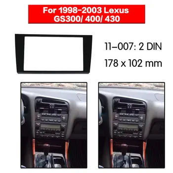 Avto Radio Fascijo večpredstavnostna Frame Kit Za Lexus GS300 GS400 GS430 1998-2003 Facia Plošča Trim Dash Audio CD Ploščo armaturno Mount Kit