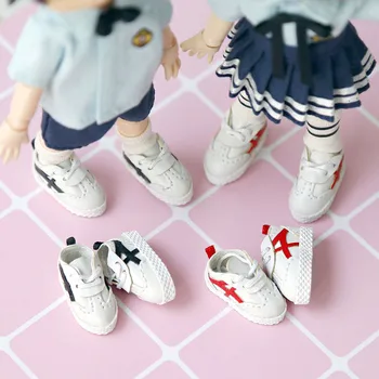 Par ob11 baby čevlji ddf body9 SVOJIH element telesa z glino glavo čevlji priložnostne divje majhnimi belimi čevlji, športni čevlji lutka dodatki