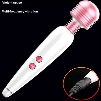 Multi-hitrosti Vibratorji Za Ženske Klitoris Stimulator Čarobno Palico G Spot z vibriranjem Dildo, Vibrator Sex Igrače Za Žensko Gode Živahen