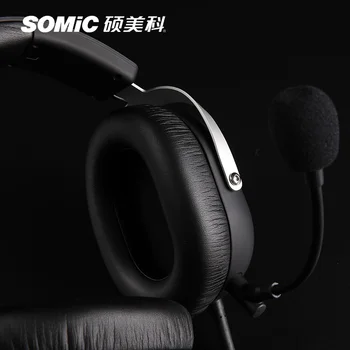 Gaming Slušalke Slušalke Slušalke 3.5 MM USB z Mikrofonom Mikrofon PC Telefon Računalnik PS4 Xbox igralec Prvotne blagovne Znamke Somic G805