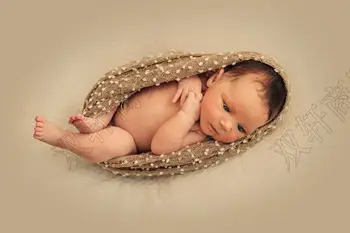 150* 50 cm, pletene žogo tkanine grah tkanine newborn baby fotografija ozadje novorojenčka Zaviti šal fotografija tkanine