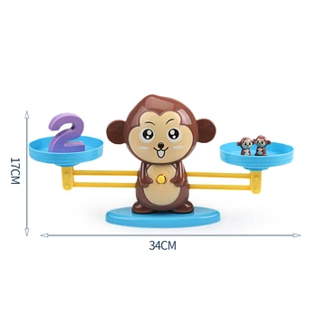 Tekmo Igra družabne Igrače Opica Bilance Število Lestvice Štetje Igre Igrača za Učenje Začetku Izobraževalne Igrače za Otroke Darilo