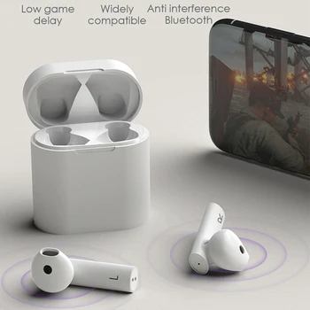 Sprimo MIR 6 TWS Bluetooth 5.0 Slušalke Brezžične Slušalke Stereo Slušalke šport Čepkov in mic s polnjenjem polje za pametni telefon