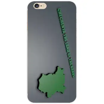 Jaz sem Iz Čečenskih Volk Nacionalno Zastavo Starinsko Temo TPU Telefon Primerih Za iPhone 6 7 8 S XR X Plus 11 Pro Max
