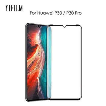 Za Huawei P30 P30 Pro 0,3 mm 2.5 D 3D Ukrivljen Polno Kritje 9H Kaljeno Steklo Screen Protector Za Huawei 3d Polno Zajetje Film