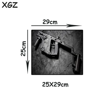 XGZ Vojske navdušence velikosti mouse pad lock civilne puška vzorec laptop PC tabela mat gume non-slip univerzalni tip