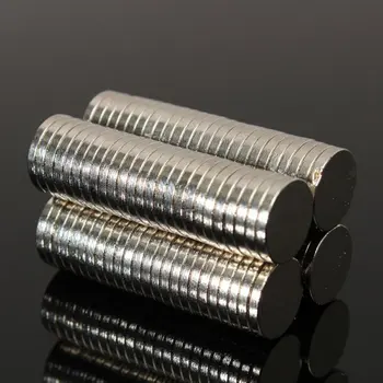 100 KOZARCEV Velik Krog Močan Magnet 40mmx5mm Večino Stanja Neodymium Magnetom 10x1mm Stalno NdFeB Močan Magnet