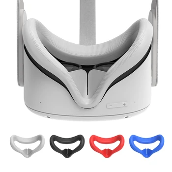 VR dodatna Oprema za Oči Masko Za Oculus Quest 2 VR Očala Svetlobe Blokiranje Mehki Silikonski Obraz, Oči Kritje Tipke za Quest2 Objektiv Rokav