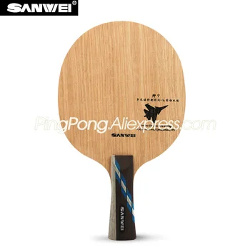Sanwei J-9 / J9 (9 Vložkom Tudi Les) SANWEI Namizni Tenis Lopar Blade SANWEI Ping Pong Nrt Veslo
