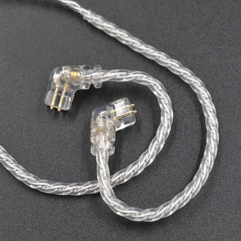 KZ Slušalke (Pozlačeno Srebro za Nadgradnjo Kabel 3,5 mm 0,75 MM 2 Pin Konektor Uporabite Za ZSX ZSN ZS10 PRO AS12 AS16 A10 Slušalke