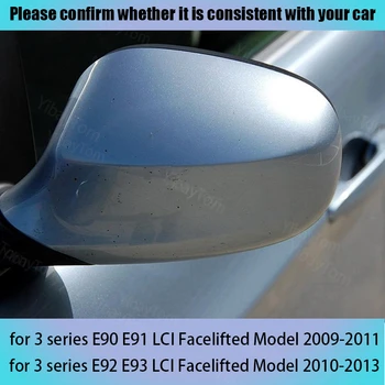 Rearview Mirror Kape Rog Obliko Zamenjava M Slog Strani Ogledalo Kritje za BMW Serije 3 E90 E91 E92 E93 LCL Pacelifted 09-13