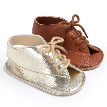 Vroče prodati pu usnje Baby moccasins otrok Poletje, dekleta, fantje modni sandali Superge otroške čevlje 0-18 M baby sandali čipke-up
