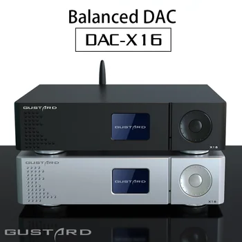 GUSTARD DAC-X16 Bluetooth5.0 Dekoder Dvojno ES9068AS Materni Uravnoteženo DAC Polno Dekodiranje DSD512 XU216 USB IIS X16