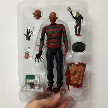18 cm NECA A Nightmare On Elm Street Freddy Freddy Krueger je nočne more PVC Akcijska Figura Model Igrače Lutka Darilo