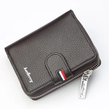 Baellerry 2020 Nove moške denarnice moda kratke usnjene denarnice za moški letnik kartico torbico z zadrgo, žep za kovance moška denarnica