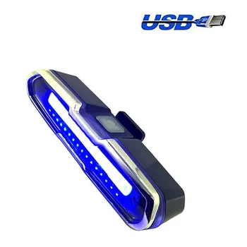 Kolo LED Rep Svetlo Rdeče & Modro USB Polnilne Nepremočljiva Super Svetla Večnamenski Sili Svetlobe