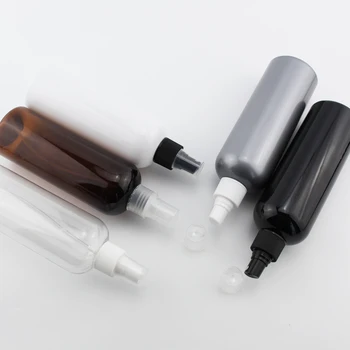 300 ml x 12 Praznih Plastičnih Spray Črpalka Steklenice Belo Prozorno Črne Megle Razpršilec za Parfum Za Tekoče Medicina Kozmetični Posode