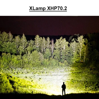 Najbolj močna led svetilka XLamp xhp70.2 Zoom usb baklo xhp70 lov svetilka xhp5018650 ali 26650 baterije za ponovno Polnjenje 2019