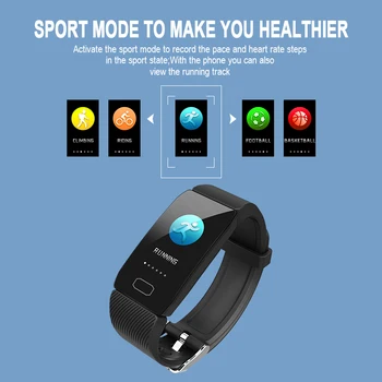 XWSIBO Smart Manšeta Moški Ženske fitnes tracker Gledam Šport Krvni Tlak Nepremočljiva Bluetooth Smart Zapestnica za Android iOS