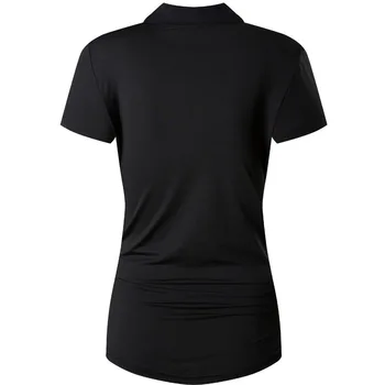 Jeansian Azijski Slog Žensk Priložnostne T-Shirt Kratek Rokav Tee Cvjetnim Tiskanja, Polo Majice, Majice za Golf Polos Tenis Badminton SWT311
