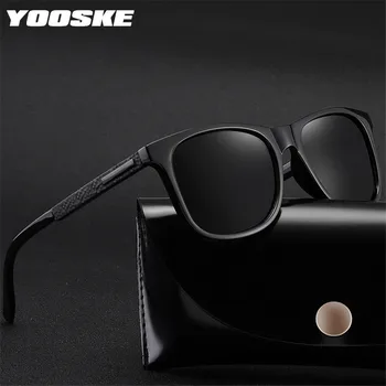 YOOSKE Moških Polarizirana sončna Očala Visoke Kakovosti Vintage sončna Očala Ženske blagovne Znamke Oblikovalec Moški Vožnje Očala
