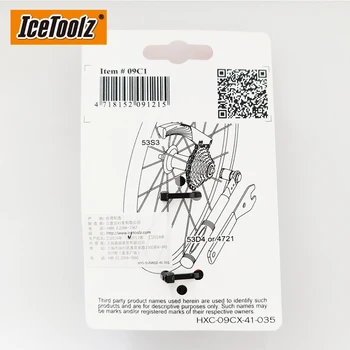 Icetoolz 09C1 Pest Orodja komplet za Shimano Kaseta& Center Lock Disk Zavore Installer/Odstranjevalec Orodje Za 1/2