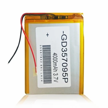 357090 3,7 V: 4000 mah Polnilne Li-Polymer Li-ionska Baterija Za Globus GL-700 Haier D71 Hit 3G G700 Iconbit NT-0704S Irbis TX01