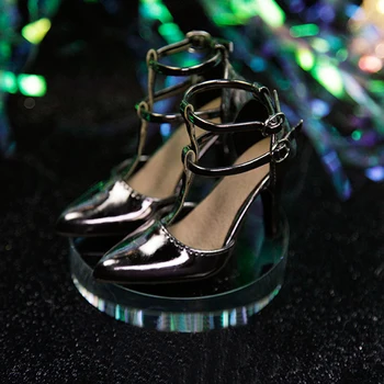 NOVO BJD Lutka Čevlji z Visoko peto čevlje Laser kovinski sodobne Koničasti čevlji 1/3 BJD DD SD16 5 barv Lutka dodatki