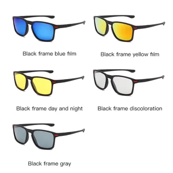 Luksuzni Kvadratnih Polarizirana sončna Očala Moških Vožnje Modra Zrcalni Objektiv Klasičnih Unisex sončna Očala 2020 Trendi Ženske Odtenki UV400
