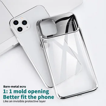 KUULAA Za iPhone 11 Pro Max Primeru Luksuznih Ogledalo, Steklo Telefon Primeru sem Telefon 11 ProMax Shockproof Trdi Pokrovček Za iPhone 11Pro Max