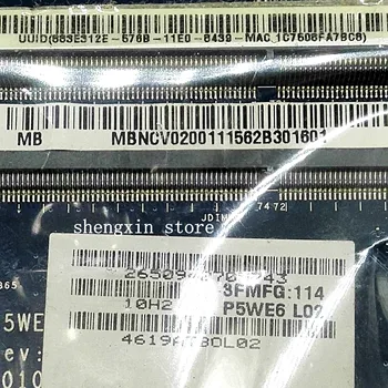 P5WE6 LA-7092P Mainboard za Acer Aspire 5253 5250 Prenosni računalnik z Matično ploščo MBNCV02001