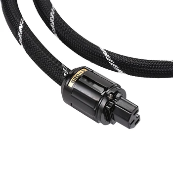 Hi-fi napajalni kabel čistega bakra vročina avdio napajalni kabel z Ameriških / Evropskih vtič