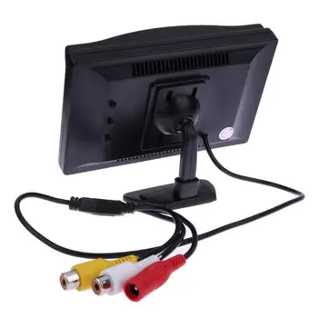 5 Palčni TFT LCD Rear View Monitor Nepremočljiva Night Vision Obračalni Backup Rearview Kamera za Avto Rearview Monitorji