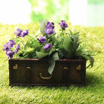 Vintage Smolo Kovček mini Vaza Sočne Rastline Planter Prtljage Cvetlični lonček Škatla za Shranjevanje Doma Vrt Dekoracijo Bonsaj