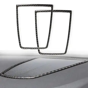 Nadzorni plošči Zvočnik Okvir iz Ogljikovih Vlaken Trim Nalepke za BMW Serije 5 F10 11-17 Avto Nalepke, Dodatki