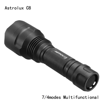 Astrolux C8 XP-L HI 1300Lumens 7/4modes A6 Voznik Taktično EOS LED Nepremočljiva Taktično Svetilko 18650 Baterijo Prostem Bakle,