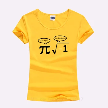 2020 Modi Nove Ženske T Srajce Smešno Matematični Formuli Natisniti Tee Majica Bombaž Slim Kratek Rokav Fitnes Trenirke T-shirt Za Dekleta